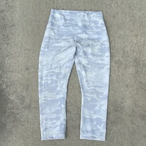 Lululemon High Rise Wunder Under Crop Leggings Size 8